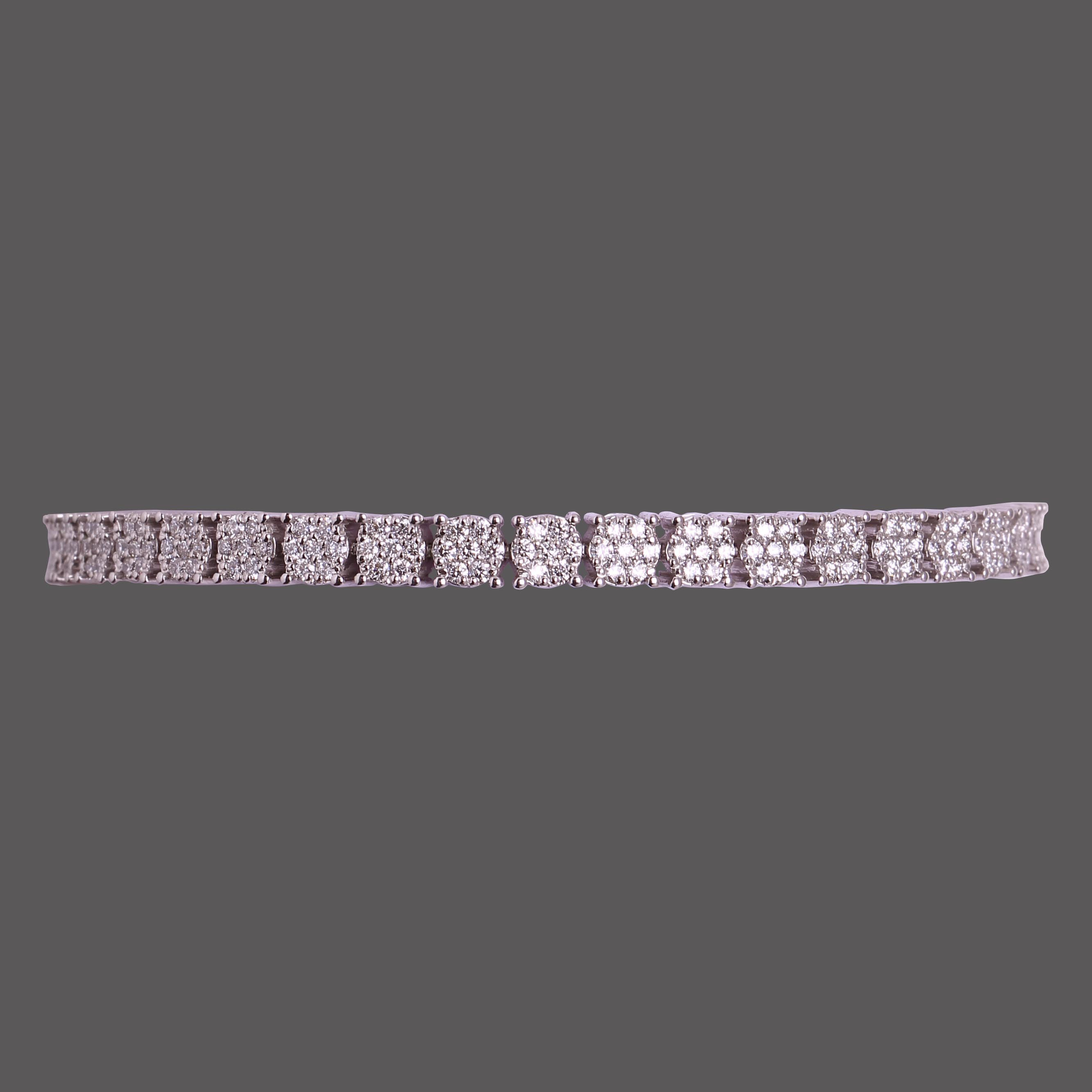Slender Shimmer Diamond Bracelet