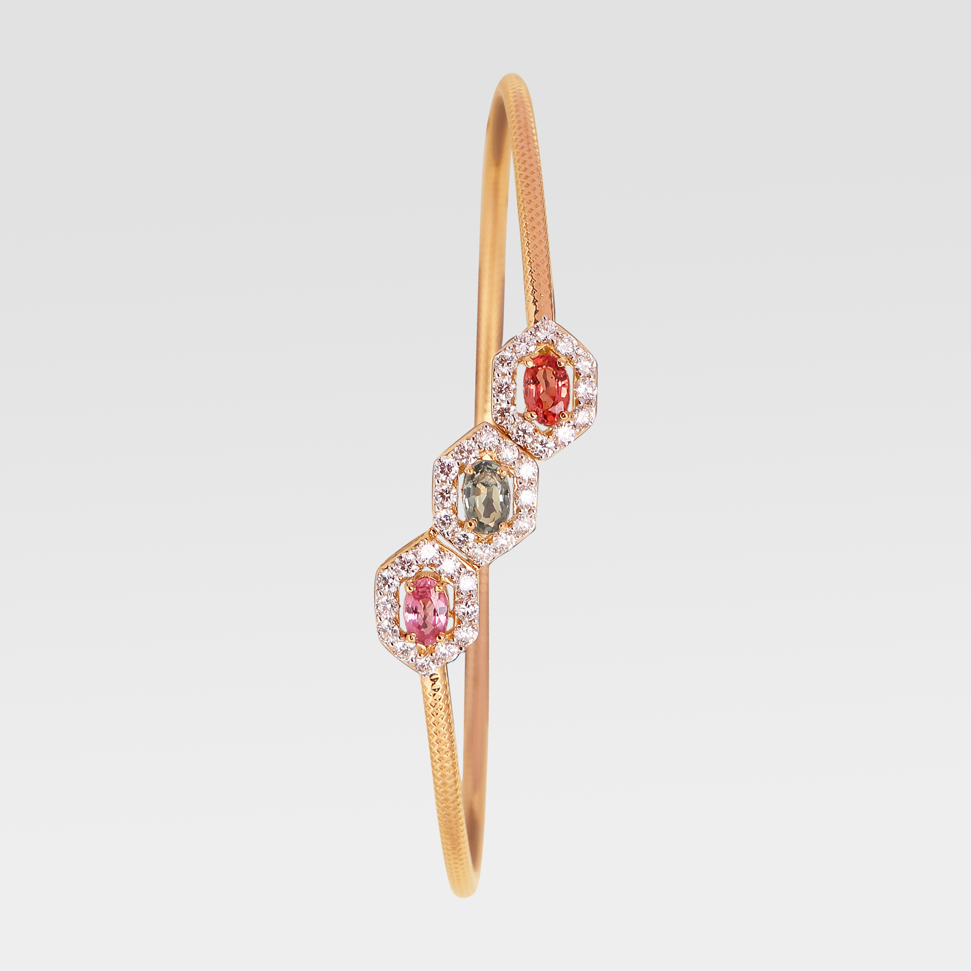Gemstone Kaleidoscope Diamond Bracelet