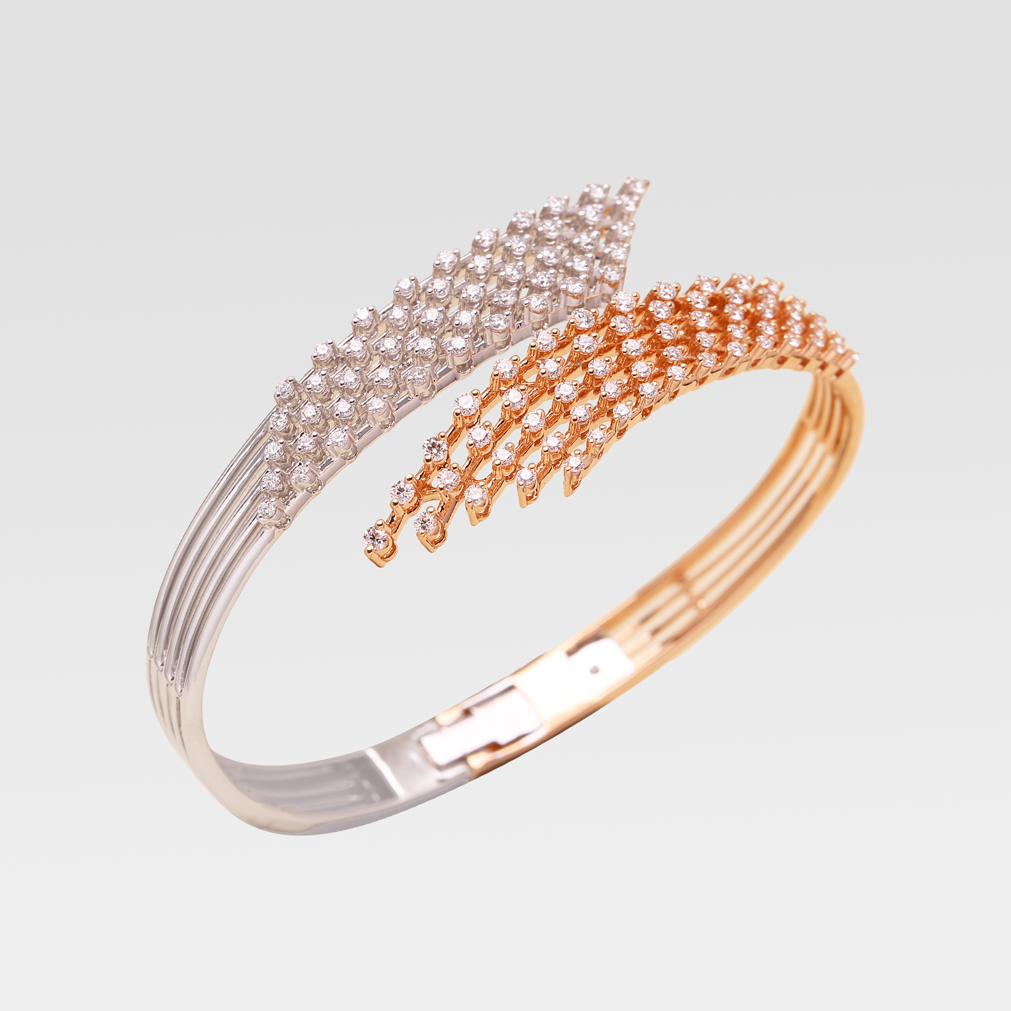 Gilded Harmony Diamond Bracelet