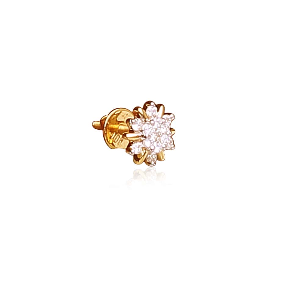 Majestic Floral Diamond Studs