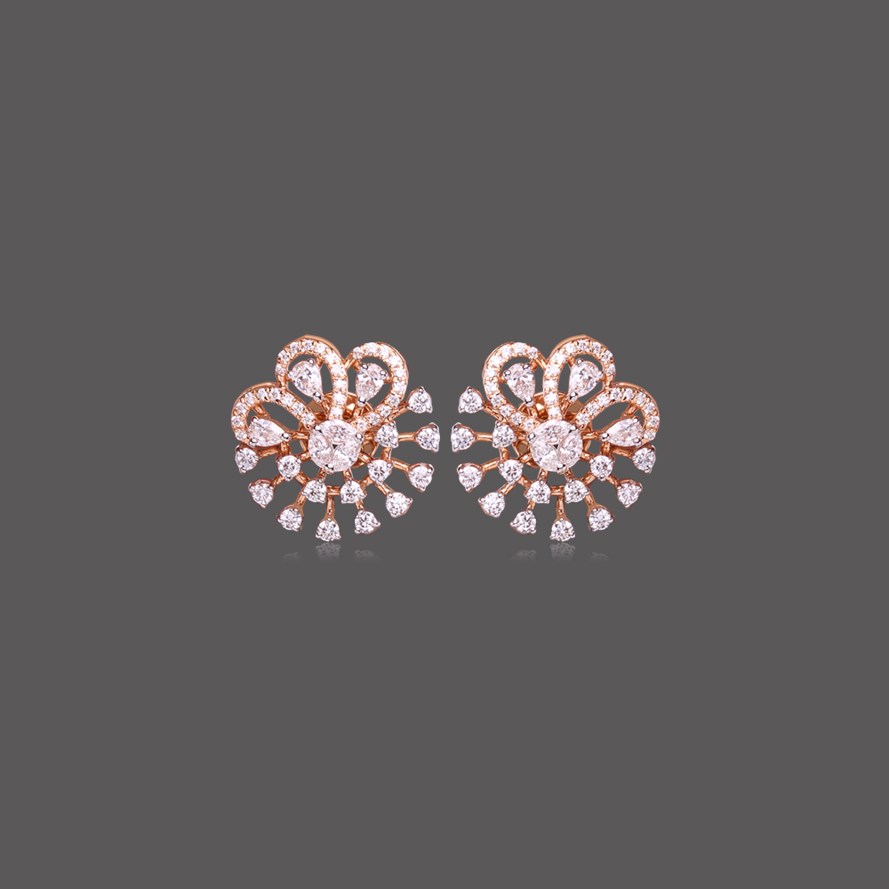 Sparkling Flower Diamond Tops