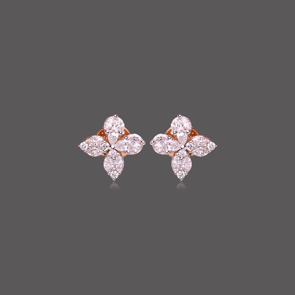 Alluring Floral Diamond Tops