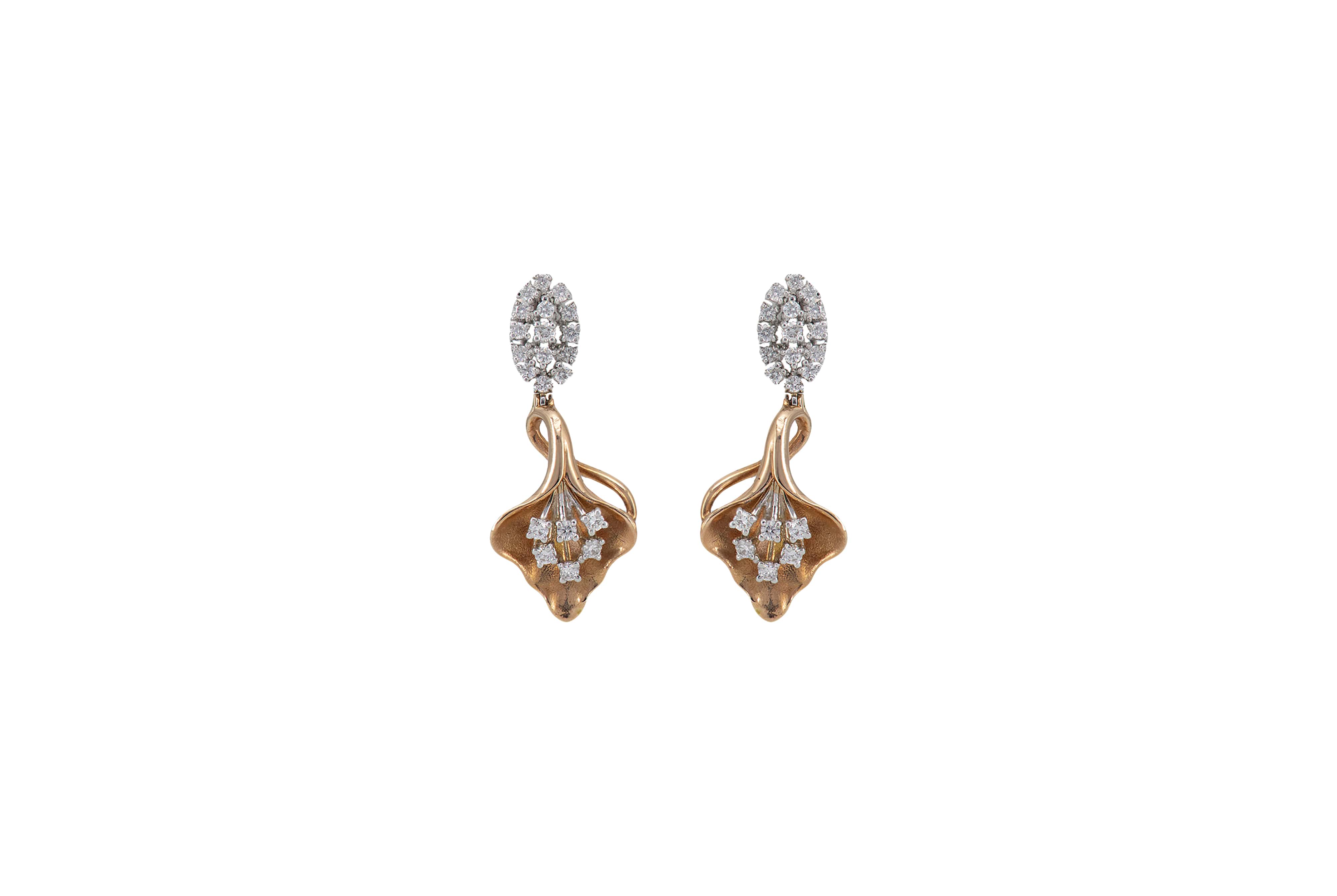 Debossed Diamond Earrings