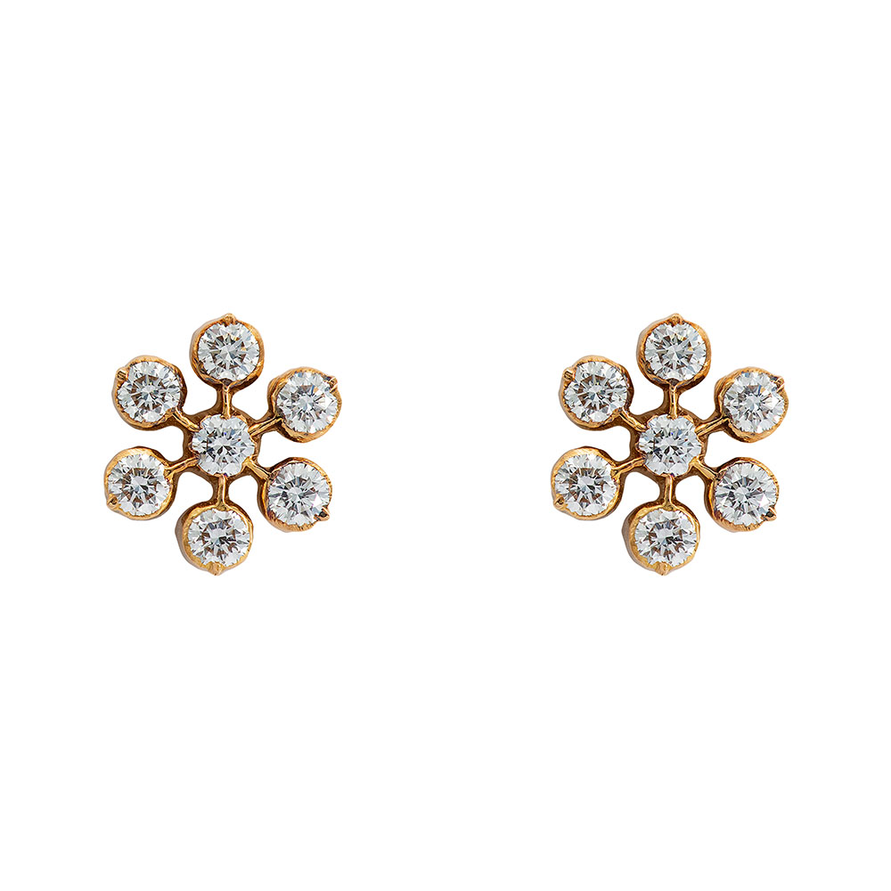 Classic Close Setting Diamond Studs