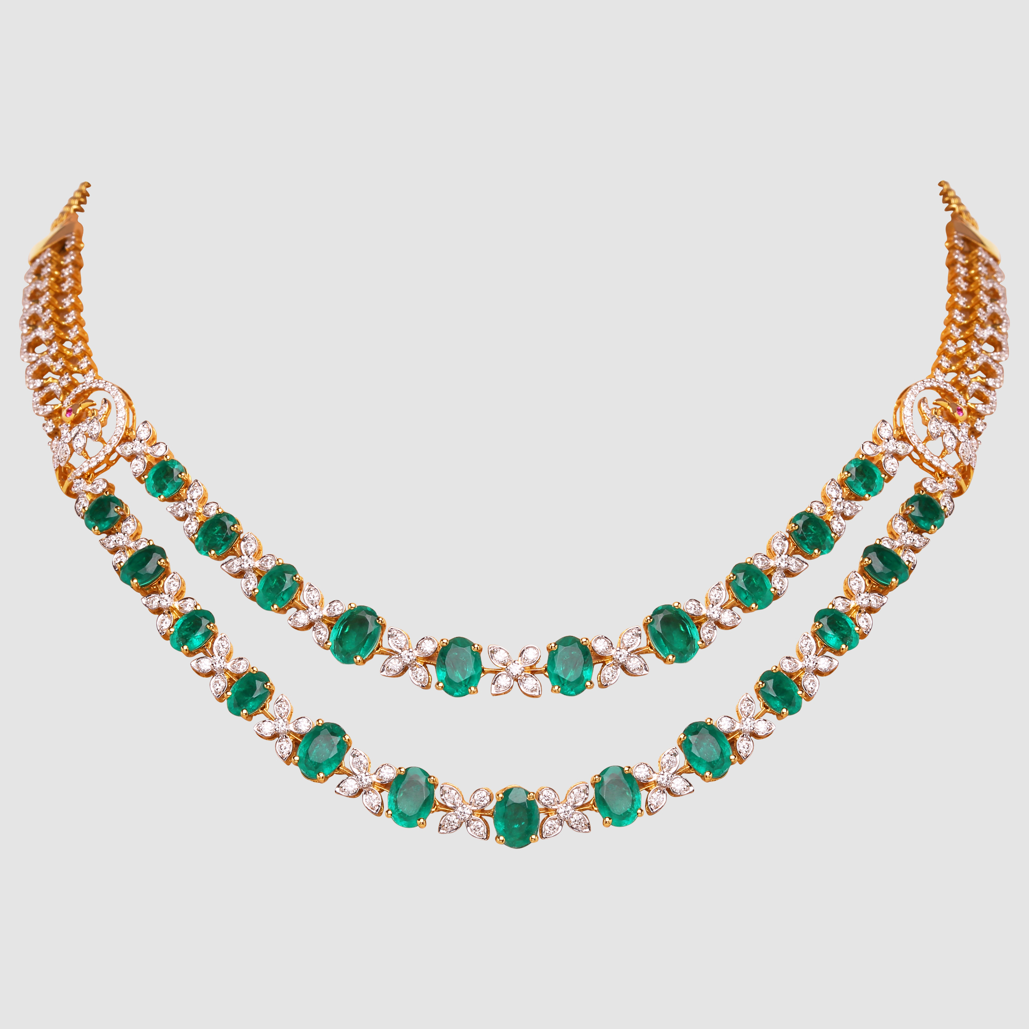 opulent diamond necklace