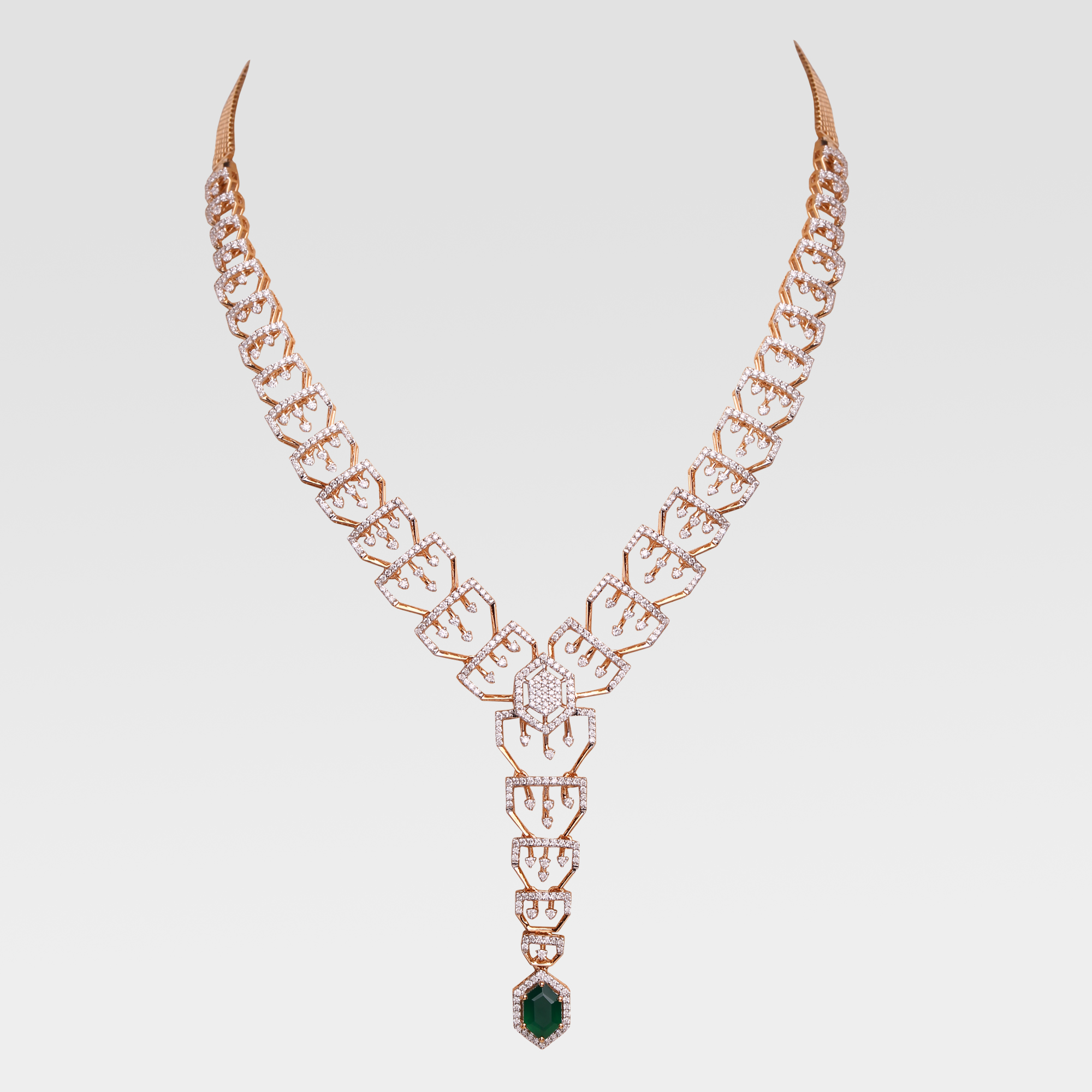 cultured diamond necklace