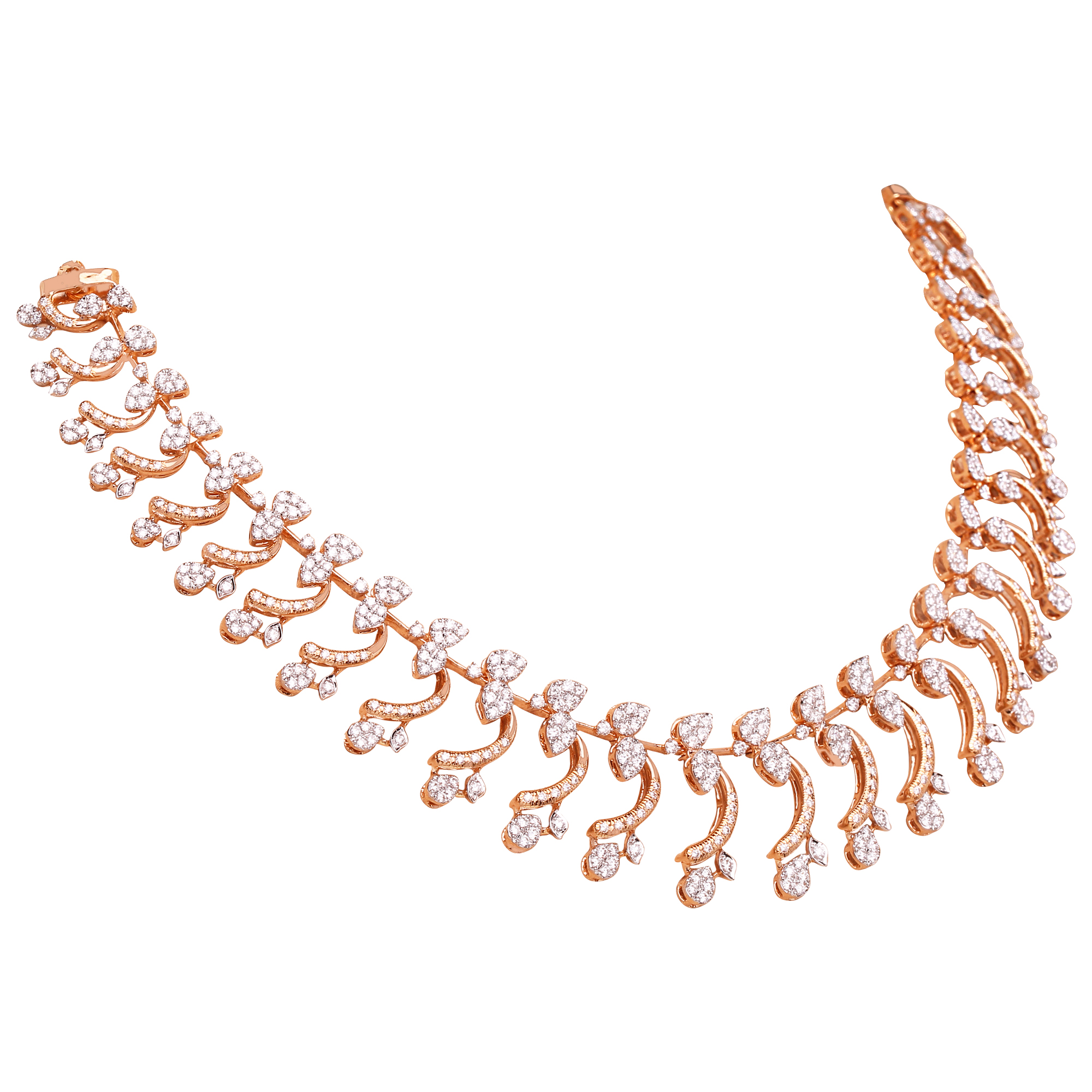 refined diamond necklace