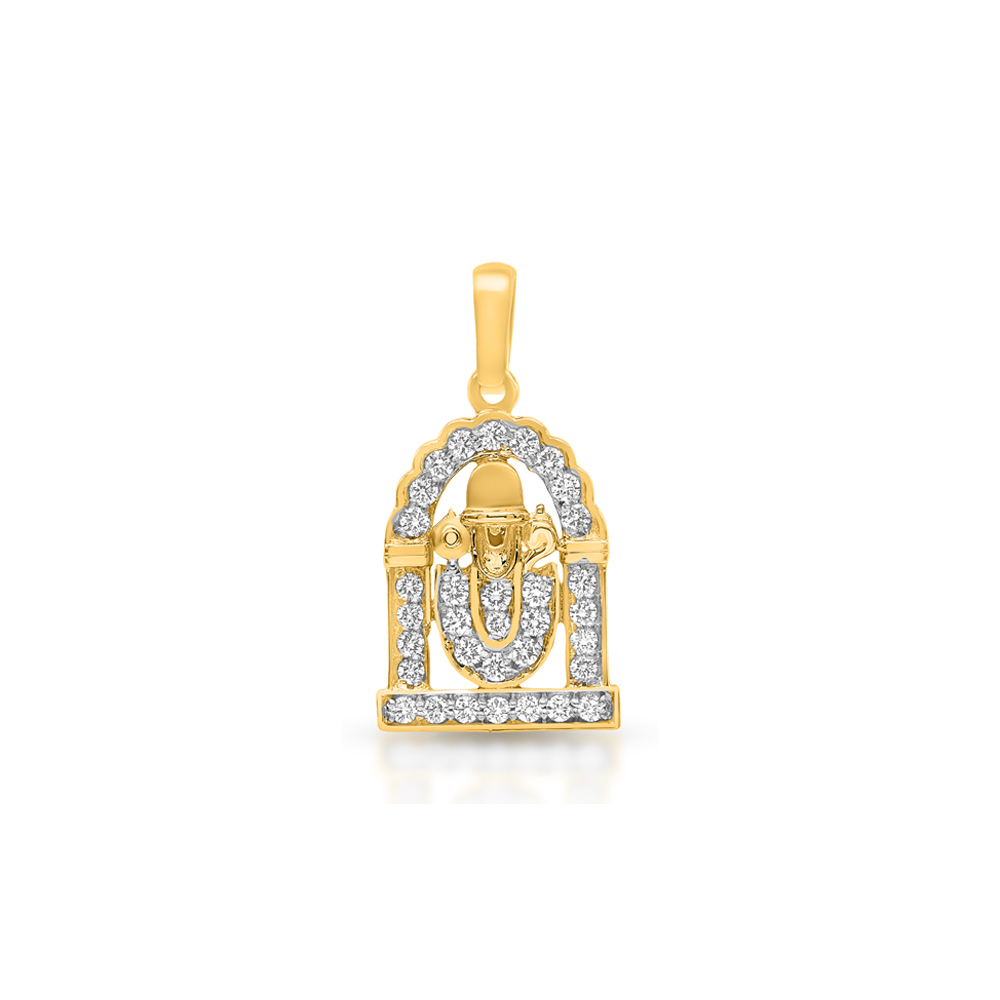 Blissful Balaji Diamond Pendant