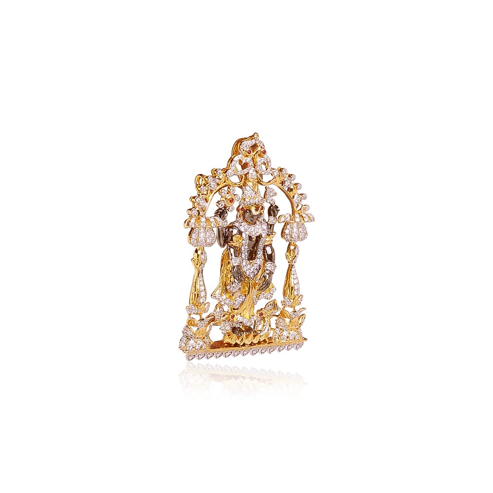 Lord Balaji Diamond Pendant