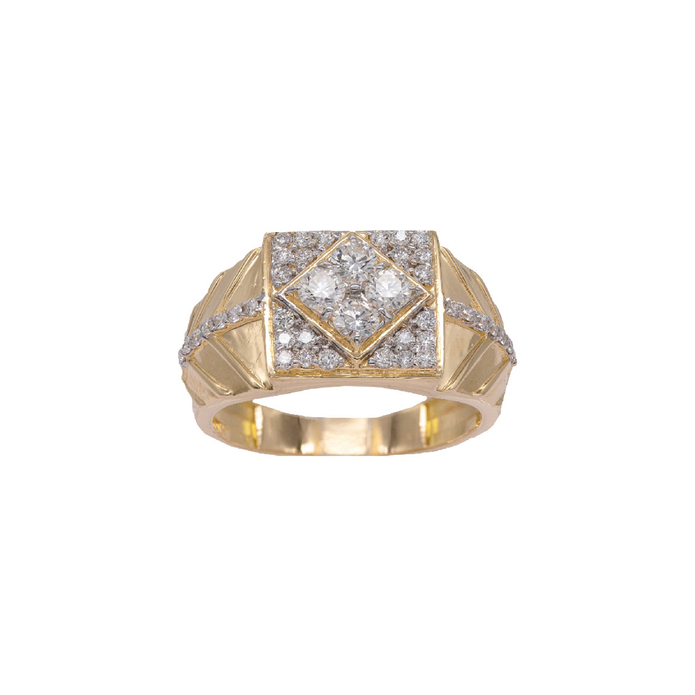 Embossed Diamond Ring