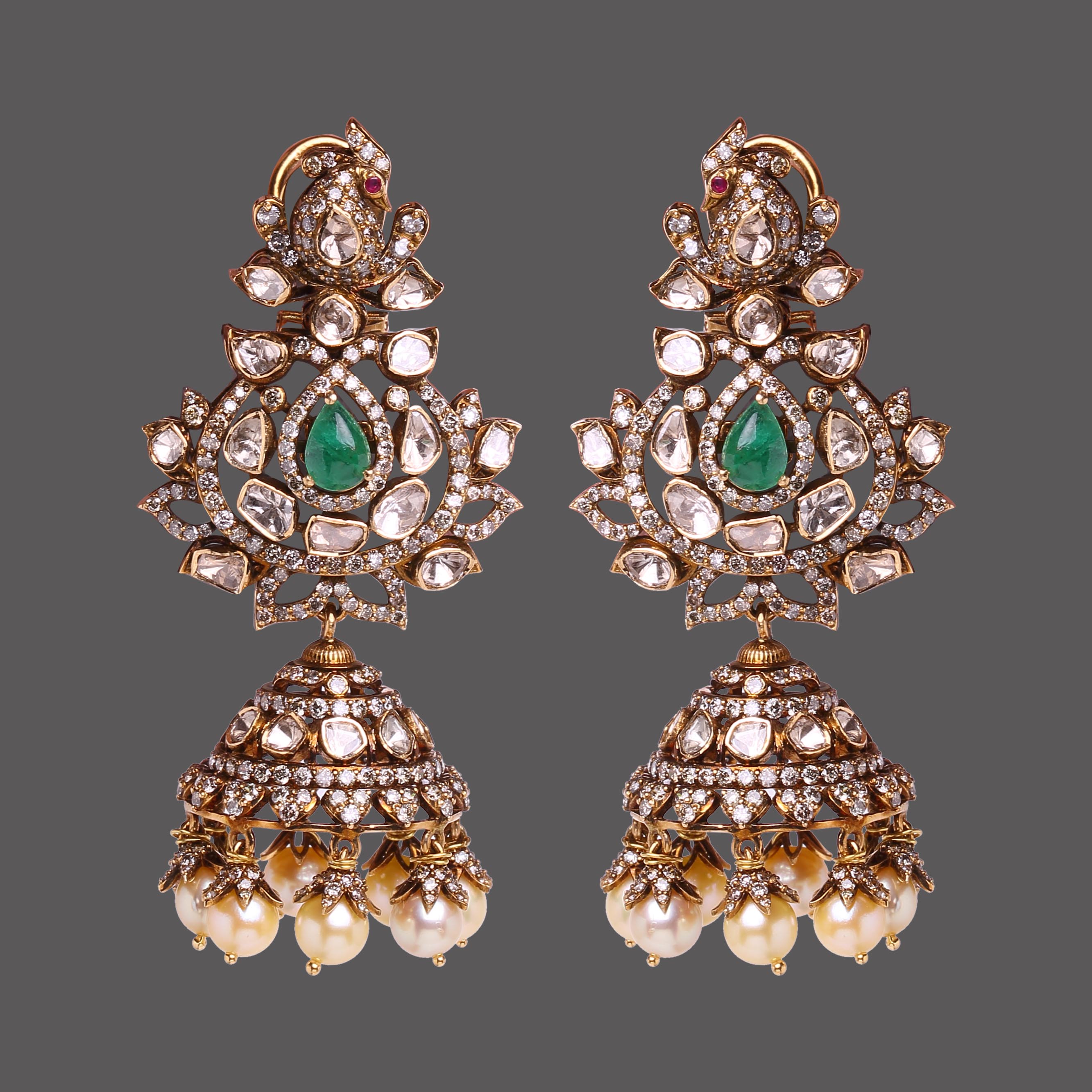 Regal Polki Earrings Regal Polki Earrings