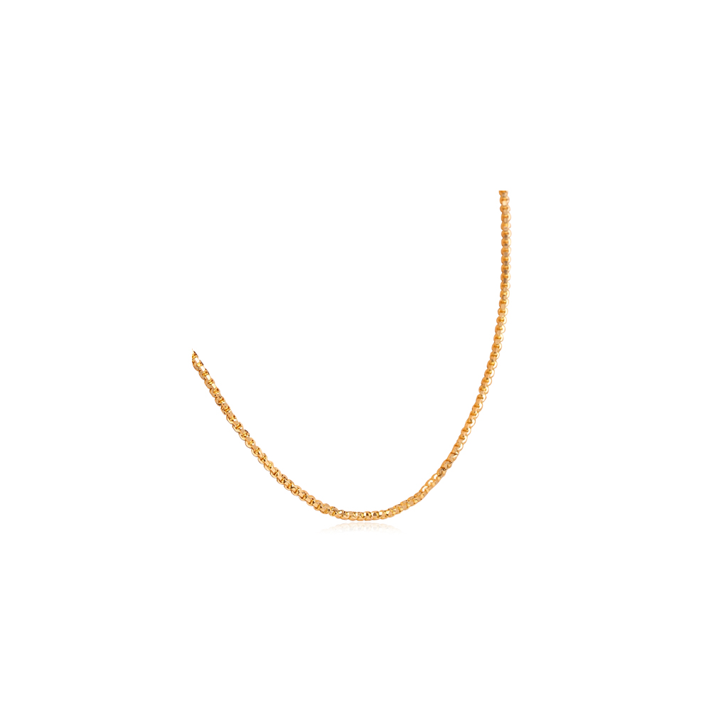 Gold Small Curb Chain