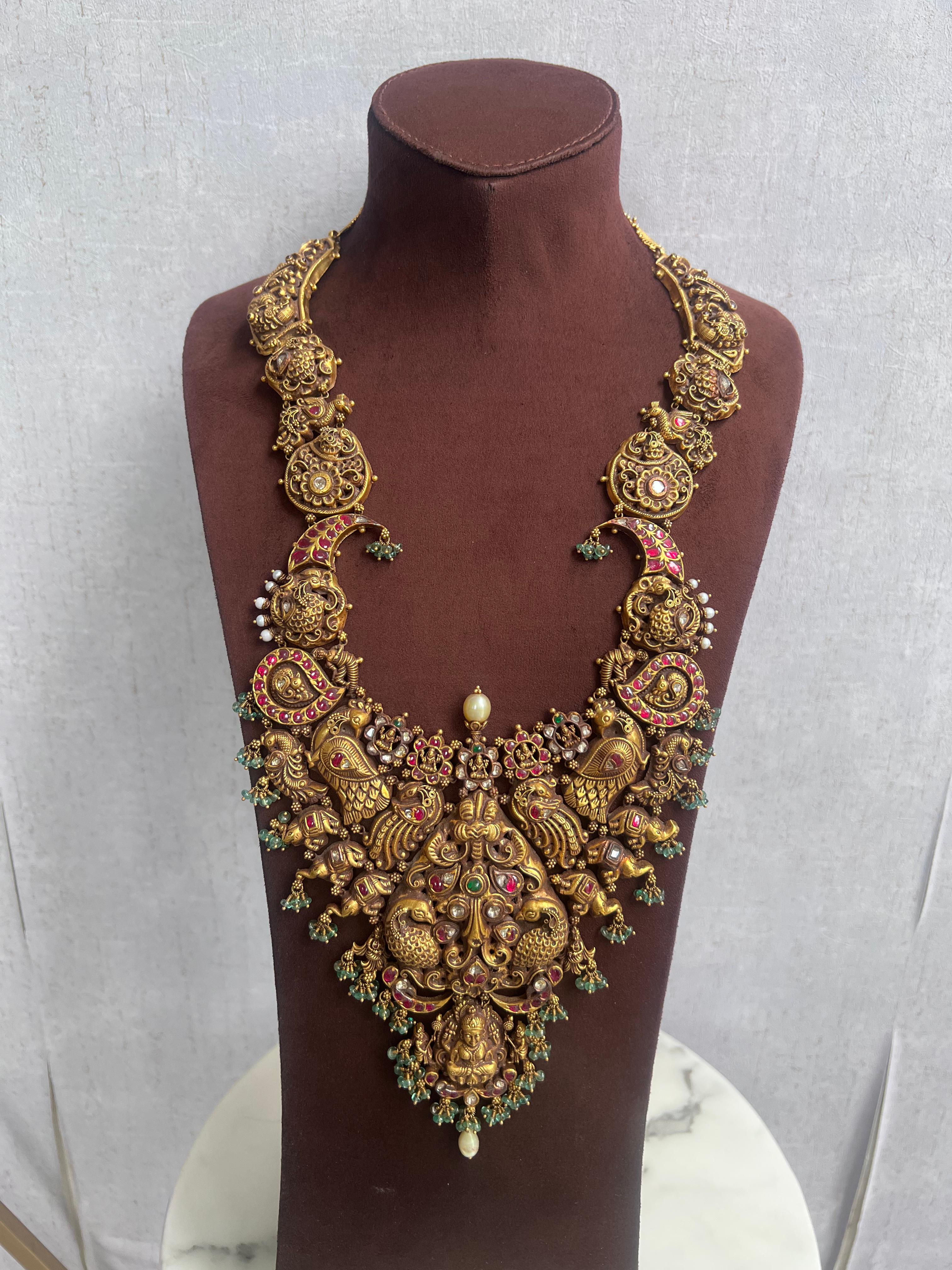 Statement Nakshi Bridal Haram Statement Nakshi Bridal Haram