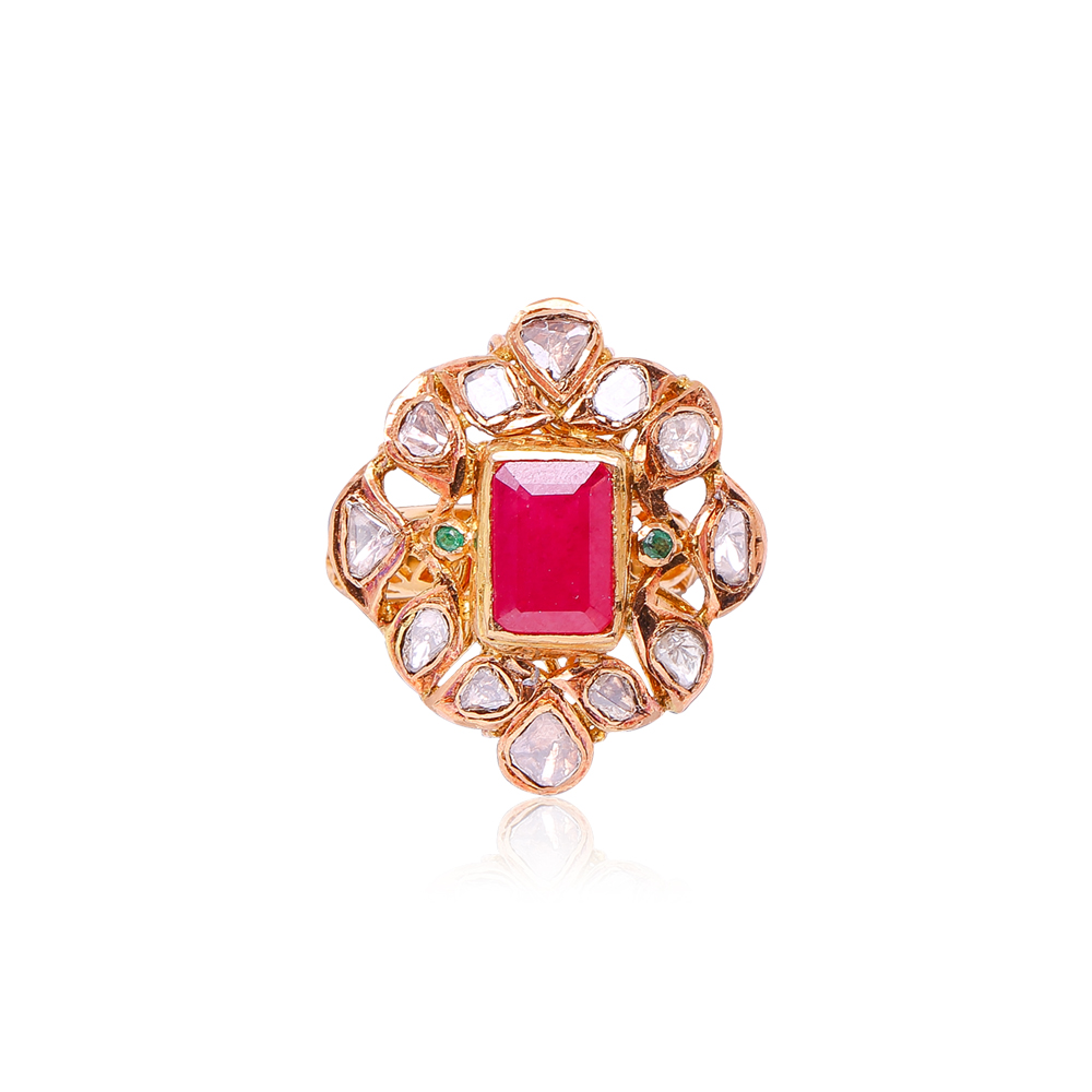 Old Styled Ruby Ring