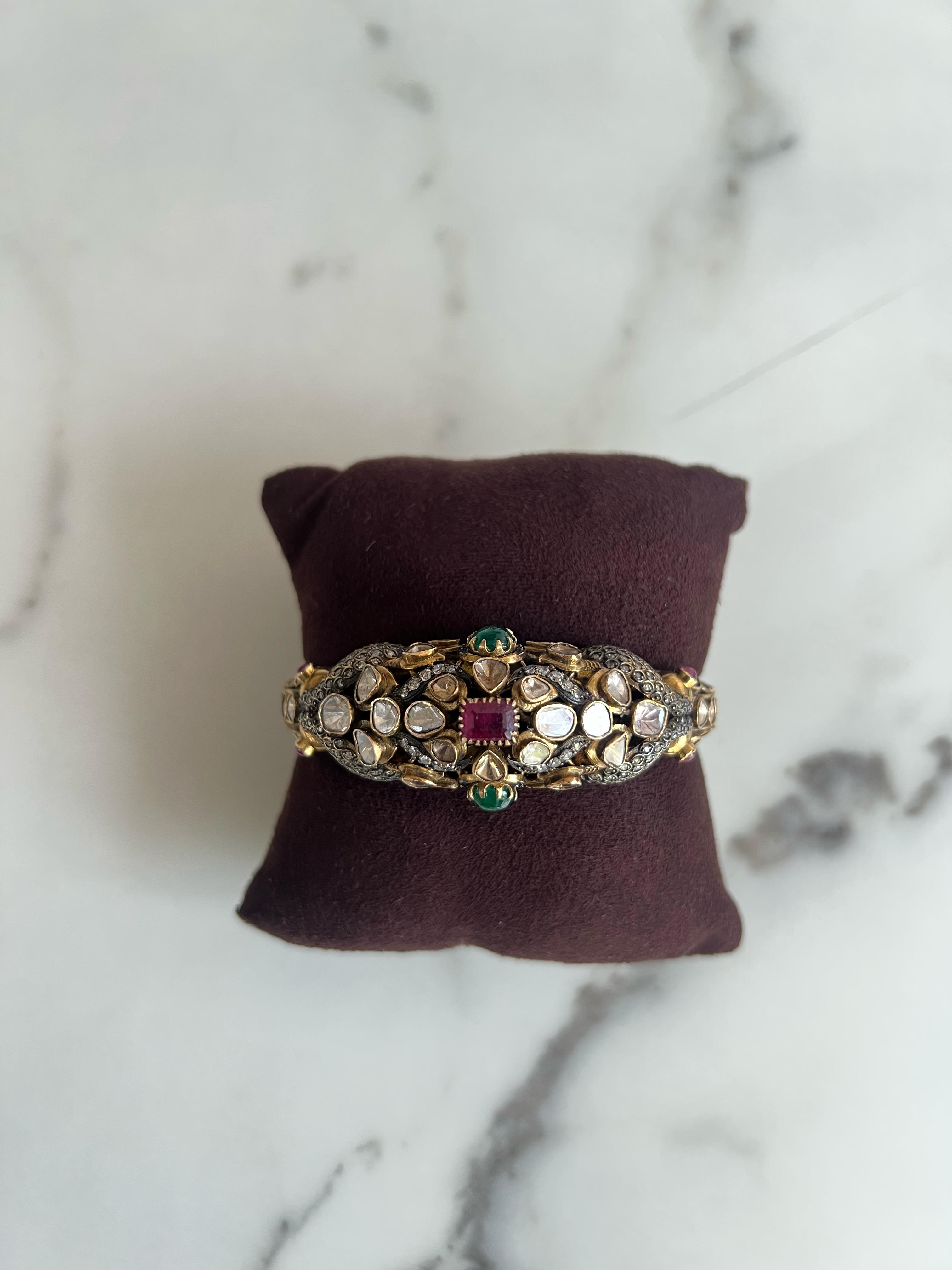 Statement victorian polki kada Statement victorian polki kada