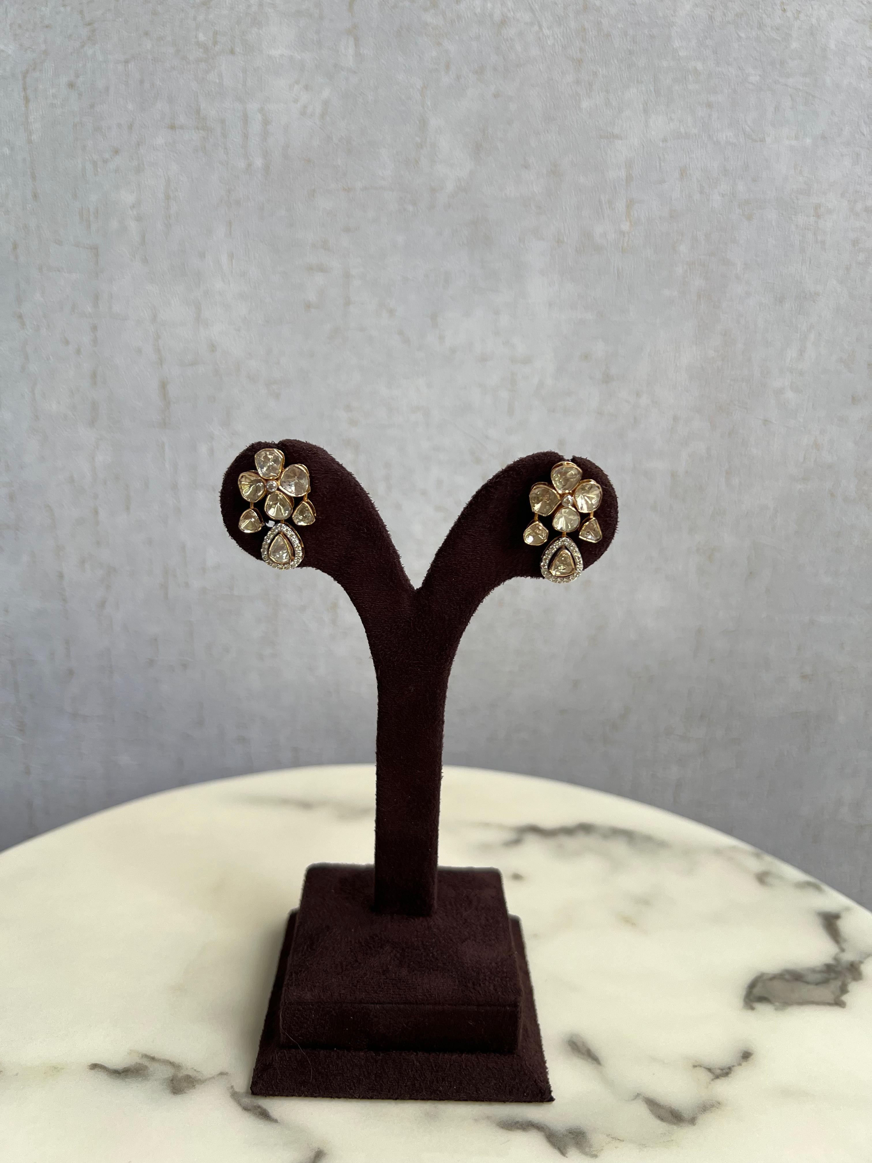Dazzling Polki Earrings Dazzling Polki Earrings