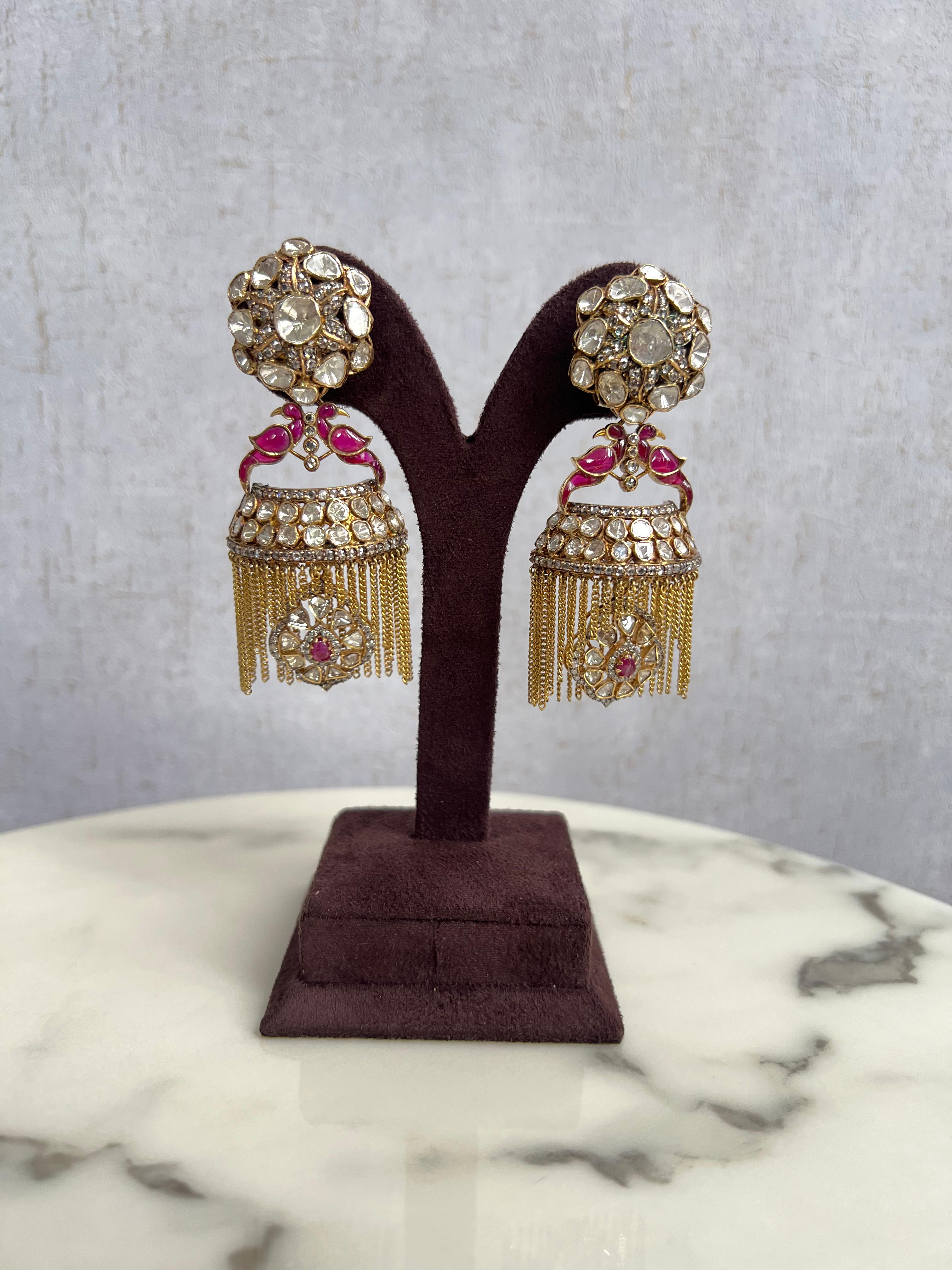 Detachable Fancy Polki Jumkies Detachable Fancy Polki Jumkies