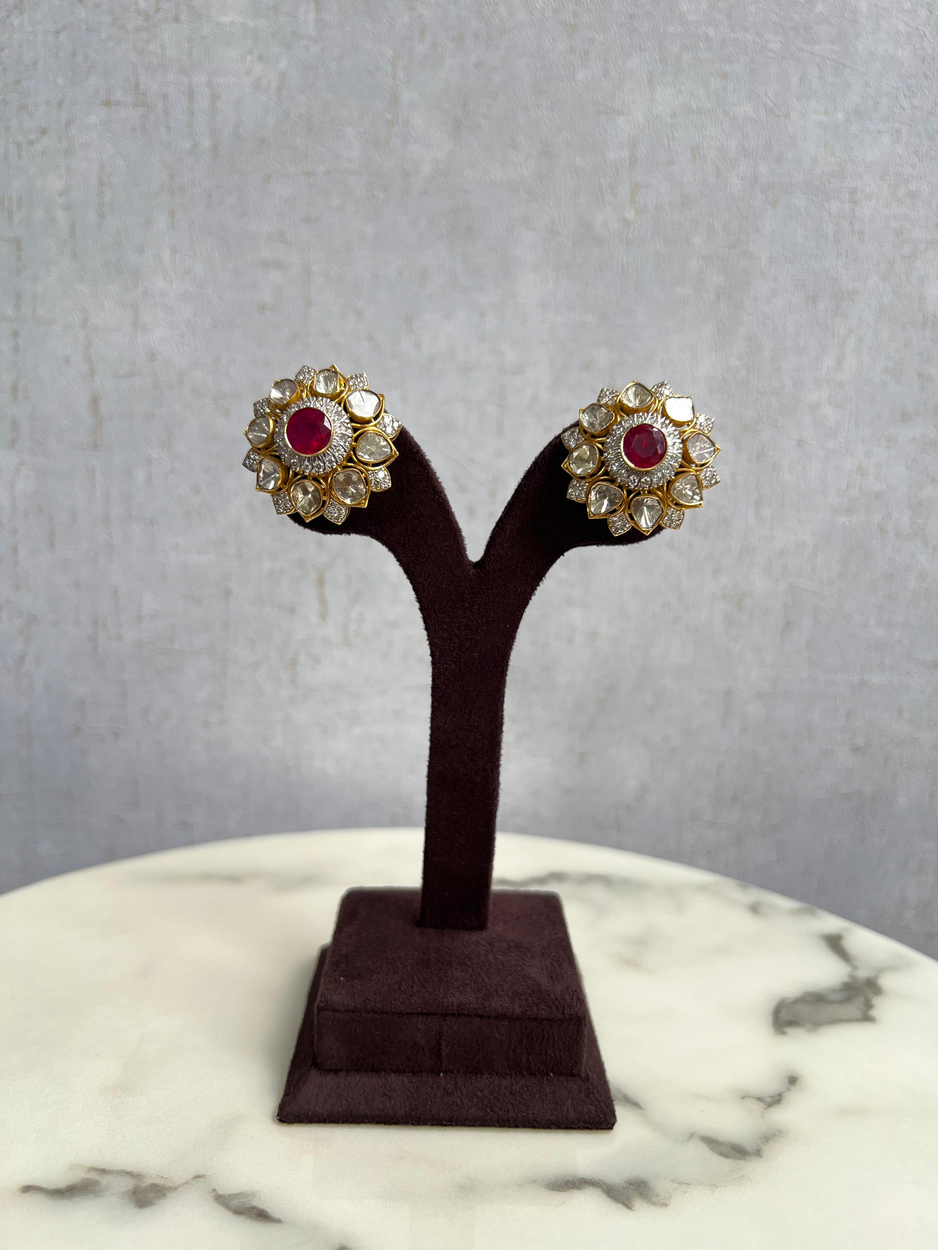 Radiant Cocktail Polki Studs Radiant Cocktail Polki Studs